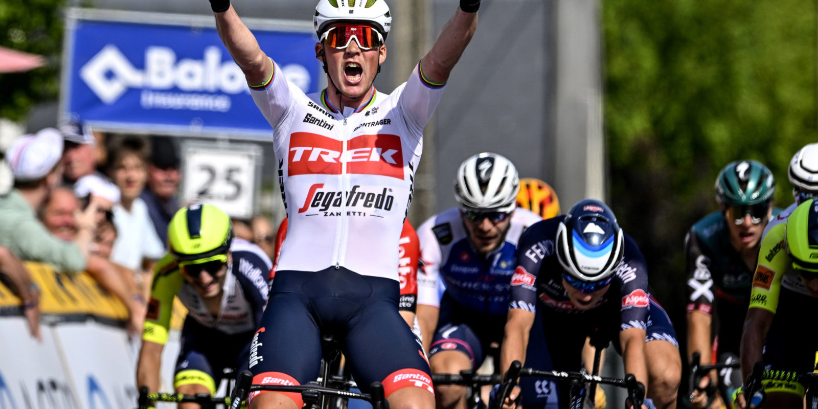 Mads Pedersen dominates opening stage in Belgium Tour | Trek Race Shop